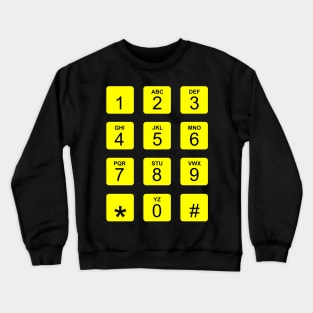 Phone Numbers Crewneck Sweatshirt